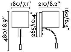 Faro 64323 LED wall light 1xE27/3W/ + LED/3W/230V Lámparas