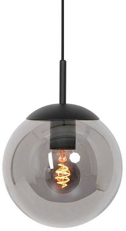 Steinhauer Hanging light Bollique black Ø 25 cm glass 1-bulb. Ball Lámparas